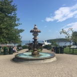 Waterfountain at Agamont Park in Bar Harbor, Maine